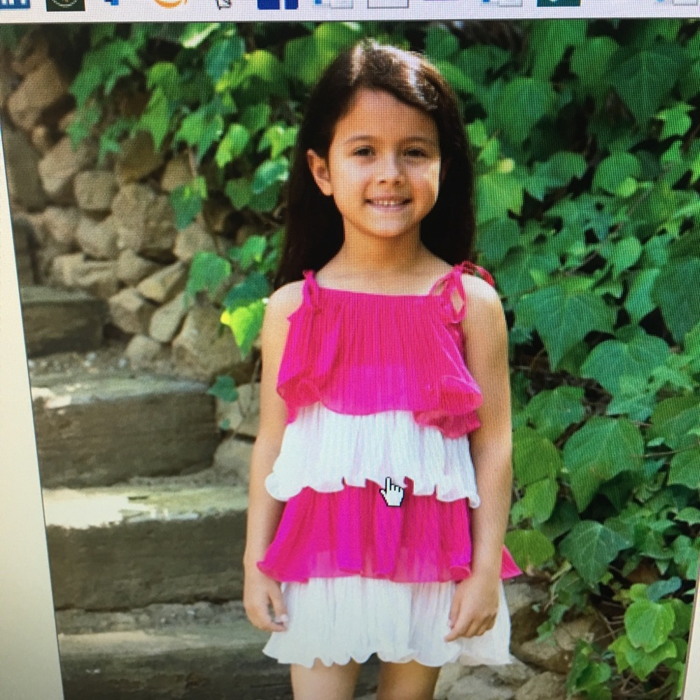 NWT Little Girls COMFY Ruffle Layered Dress ❤️ - Picture 4 of 8